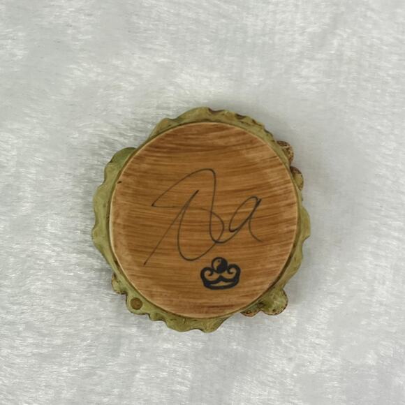 Harmony Kingdom 2003 Mel’s Melange Trinket Box Green Man Acorn Face 3.25" w/ Box - Picture 6 of 10